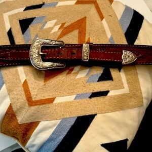 Tony llama belt made in USA vintage